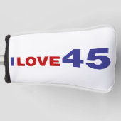 I Liebe 45 Golf Headcover (Vorderseite)