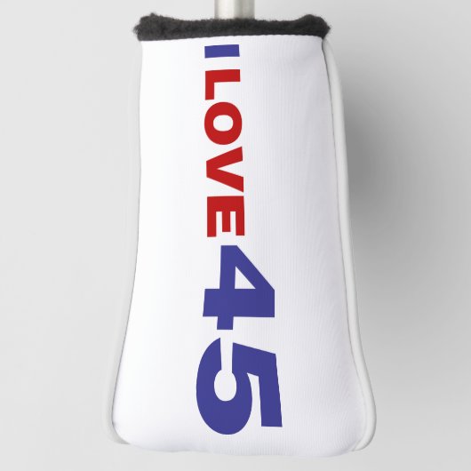 I Liebe 45 Golf Headcover (Rotieren 90)