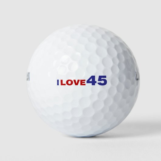 I Liebe 45 Golfball (Vorderseite)