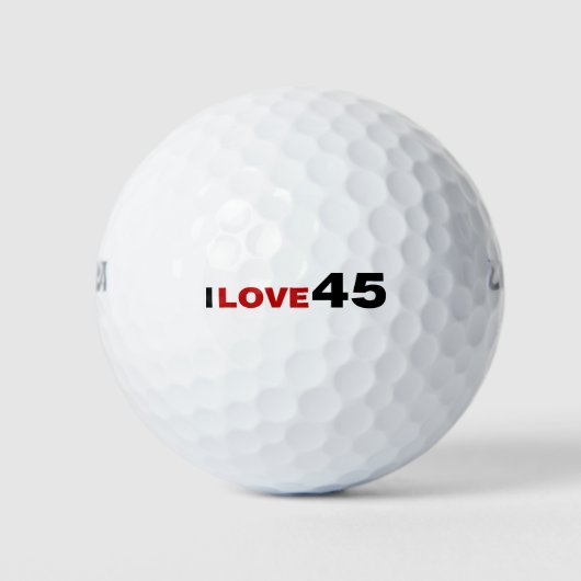 I Liebe 45 Golfball (Vorderseite)