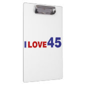 I Liebe 45 Klemmbrett (Rechts)