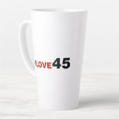 I Liebe 45 Milchtasse (Linke Ecke)