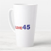 I Liebe 45 Milchtasse (Linke Ecke)