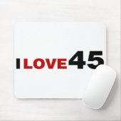 I Liebe 45 Mousepad (Mit Mouse)