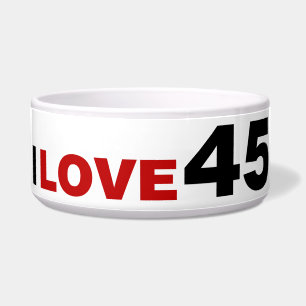 I Liebe 45 Napf