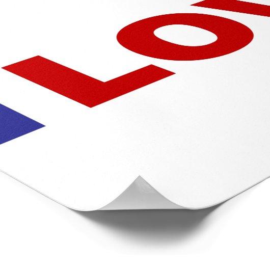 I Liebe 45 Poster (Ecke)