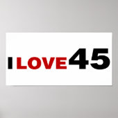 I Liebe 45 Poster (Vorne)