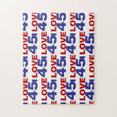 I Liebe 45 Puzzle (Vertikal)