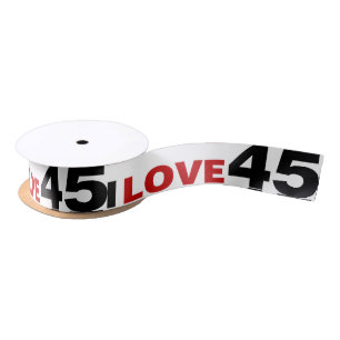 I Liebe 45 Satinband