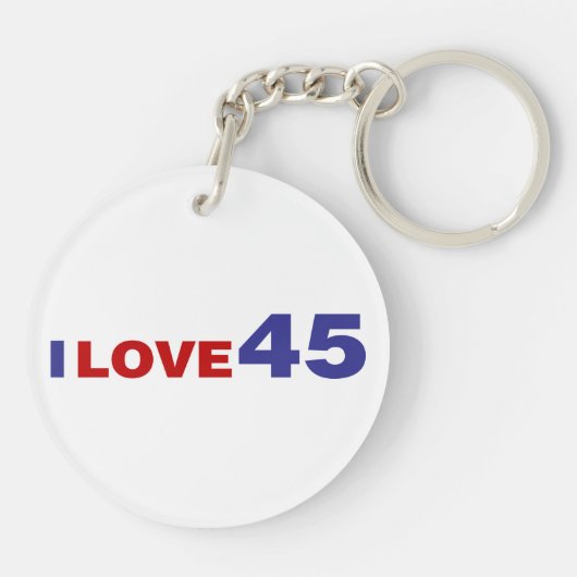 I Liebe 45 Schlüsselanhänger (Rückseite)