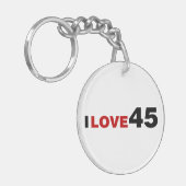 I Liebe 45 Schlüsselanhänger (Vorderseite links)