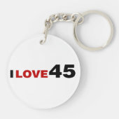 I Liebe 45 Schlüsselanhänger (Rückseite)