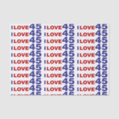 I Liebe 45 Seidenpapier (Vorderseite)