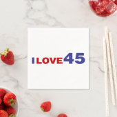 I Liebe 45 Serviette (Beispiel)