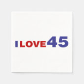 I Liebe 45 Serviette (Vorderseite)