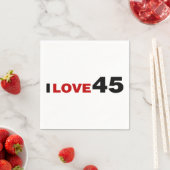 I Liebe 45 Serviette (Beispiel)