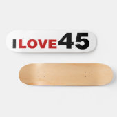 I Liebe 45 Skateboard (Horizontal)