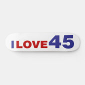 I Liebe 45 Skateboard (Horizontal)