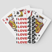 I Liebe 45 Spielkarten (Rückseite)