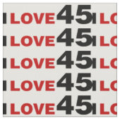 I Liebe 45 Stoff (Nahaufnahme)