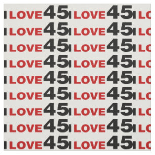 I Liebe 45 Stoff