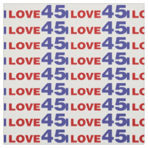 I Liebe 45 Stoff