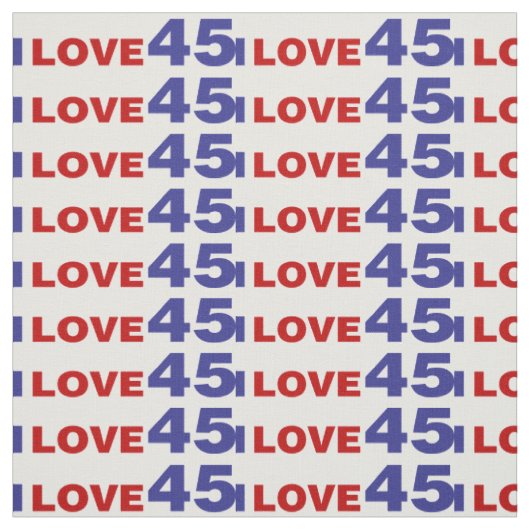 I Liebe 45 Stoff (Muster)