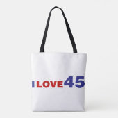I Liebe 45 Tasche (Rückseite)
