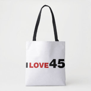 I Liebe 45 Tasche