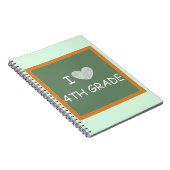 I Liebe-4. Grad Notizblock (Rechte Seite)