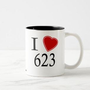 I Liebe 623 Phoenix Zweifarbige Tasse