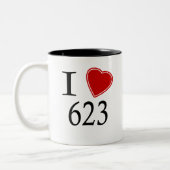 I Liebe 623 Phoenix Zweifarbige Tasse (Links)