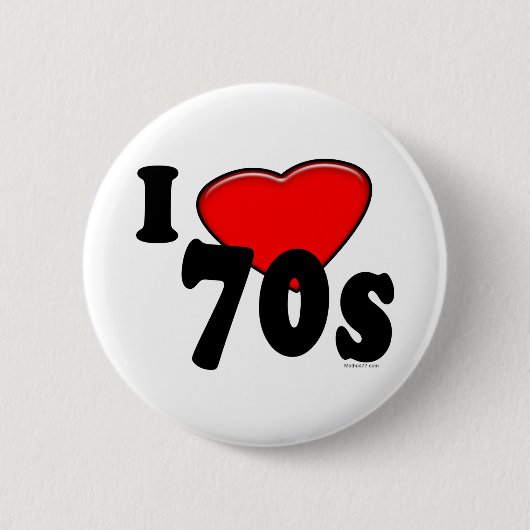 I Liebe-70er Knopf Button (Vorderseite)