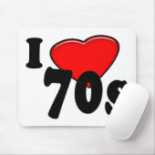 I Liebe-70er Mousepad (Mit Mouse)