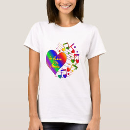 I Liebe-70er Musik T-Shirt