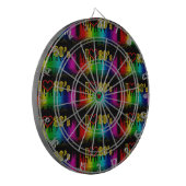 i LIEBE 80ER Dartscheibe (Vorderseite Links)