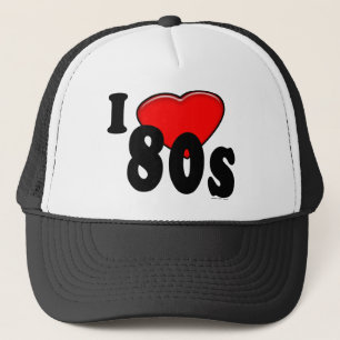 I Liebe-80er Hut Truckerkappe