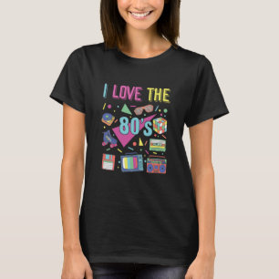 I Liebe 80er Kleidung für Frauen und Männer Part T-Shirt