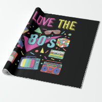 I Liebe 80er Kleidung für Frauen und Männer Party