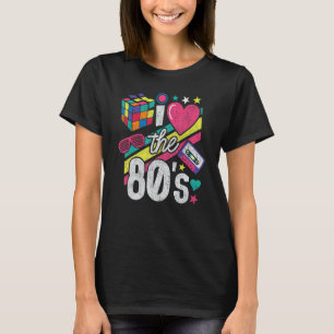 I Liebe 80er Shirt 80er Kleidung für Frauen Männer