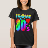 i LIEBE 80ER T - SHIRT (Vorderseite)