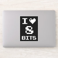I Liebe 8 Bits, Gamer Geek Design