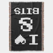 I Liebe 8 Bits, Gamer Geek Design Decke (Vorderseite Vertikal)
