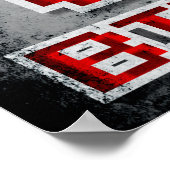 I Liebe 8 Bits Poster (Ecke)