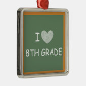 I Liebe-8. Grad Silbernes Ornament (Rechts)