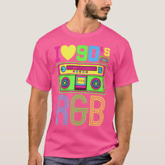 I Liebe 90S RB Music T-Shirt 1990S Style Outfit Vi