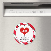 I Liebe A Cleveland Feuerwehrmann Magnet (In Situ (Geschirrspüler))