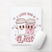 I Liebe a Latte Groovy Bubble Teatro Sociale Belli Mousepad (Mit Mouse)