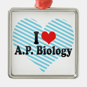 I Liebe A.P. Biology Ornament Aus Metall