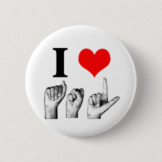 I Liebe A-S-L Button